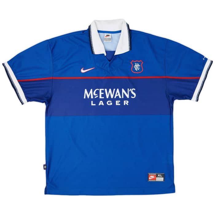 1997-99 Rangers Home Shirt Negri #9 - 9/10 - (XL)