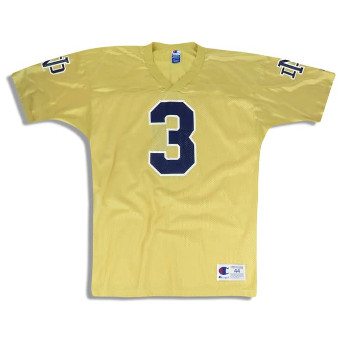 1995-97 Notre Dame Fighting Irish Powlus #3 Champion Jersey (Alternate) L