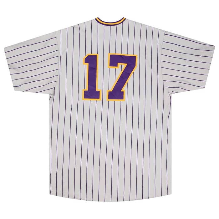 1990s LSU Tigers #17 Authentic Powers Jersey (Away) L