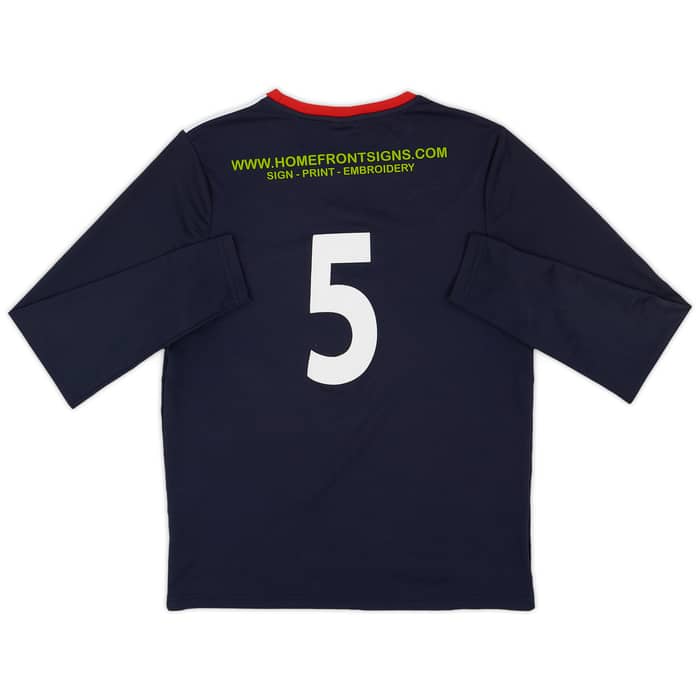 2013-14 Falkirk Home L/S Shirt #5 - 6/10 - (L)