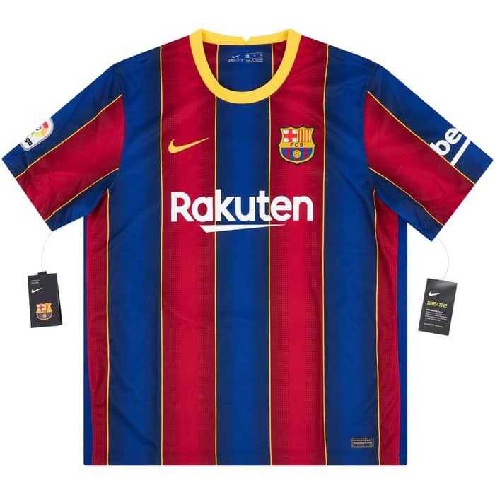 2020-21 Barcelona Home Shirt Messi #10