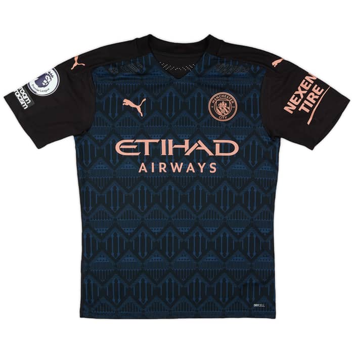 2020-21 Manchester City Match Issue Away Shirt Sterling #7