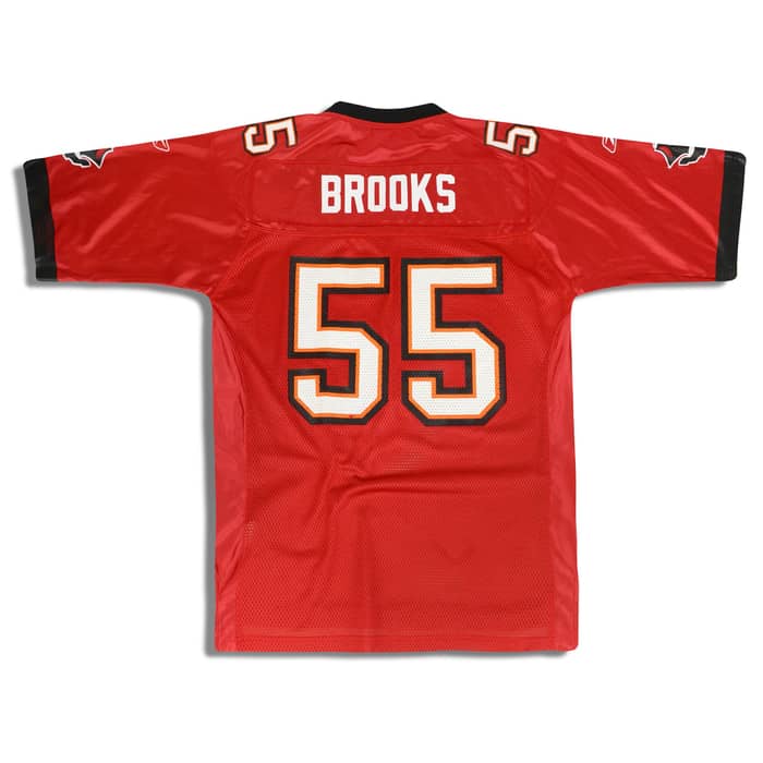 2008 Tampa Bay Buccaneers Brooks #55 Reebok On Field Jersey (Home) M