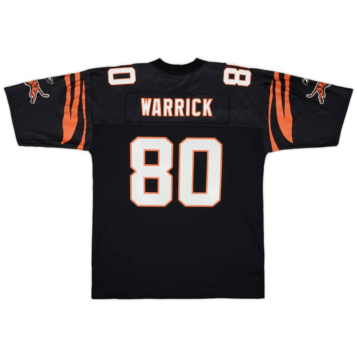 2001 Cincinnati Bengals Warrick #80 Reebok Home Jersey - 9/10 - (L)