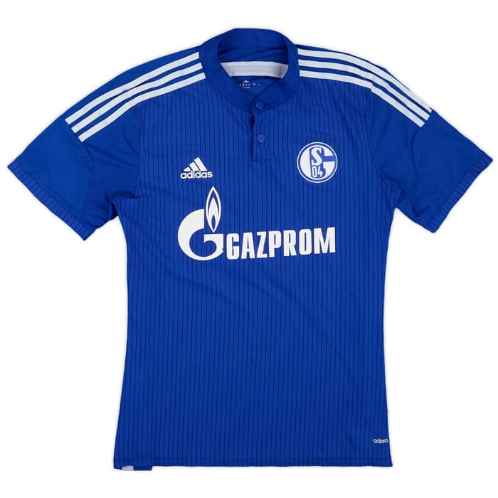 2014-16 Schalke Player Issue Home Shirt #3 - 7/10 - (L)
