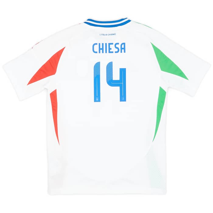 2024-25 Italy Away Shirt Chiesa #14 (KIDS)