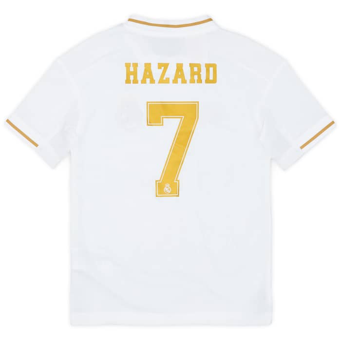 2019-20 Real Madrid Home Shirt Hazard #7 - 8/10 - (7-8 Years)
