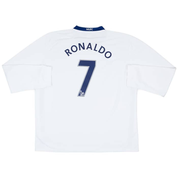 2008-10 Manchester United Away L/S Shirt Ronaldo #7 - 6/10 - (XXL)