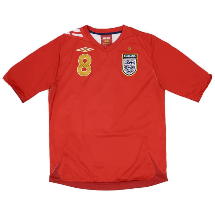 2006-08 England Away Shirt Lampard #8 - 8/10 - (L)