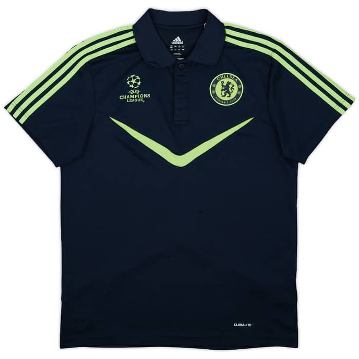2010-11 Chelsea adidas Champions League Polo Shirt - 8/10 - (M)
