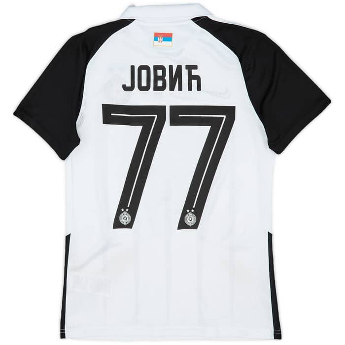 2021-22 Partizan Belgrade Home Shirt Jovic #77 - 9/10 - (S)