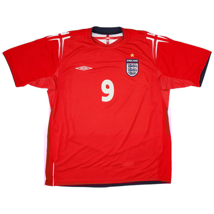 2004-06 England Away Shirt Rooney #9 - 6/10 - (XL)