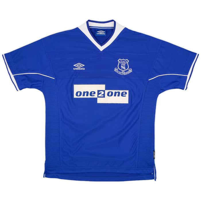 1999-00 Everton Home Shirt Moore #23 - 9/10 - (L)