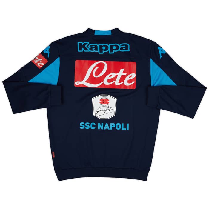 2017-18 Napoli Kappa Training L/S Shirt - 6/10 - (XL)