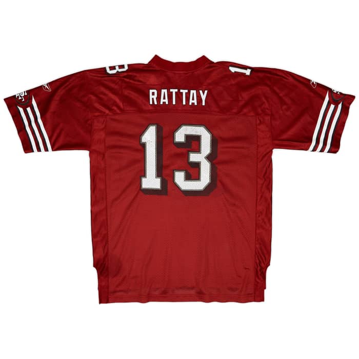 2002-04 San Francisco 49ers Rattay #13 Reebok On Field Home Jersey - 6/10 - (XL)