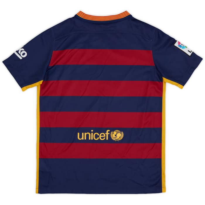 2015-16 Barcelona Home Shirt - 8/10 - (L.Boys)