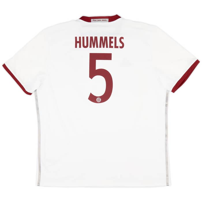 2016-17 Bayern Munich Third Shirt Hummels #5 (XL)