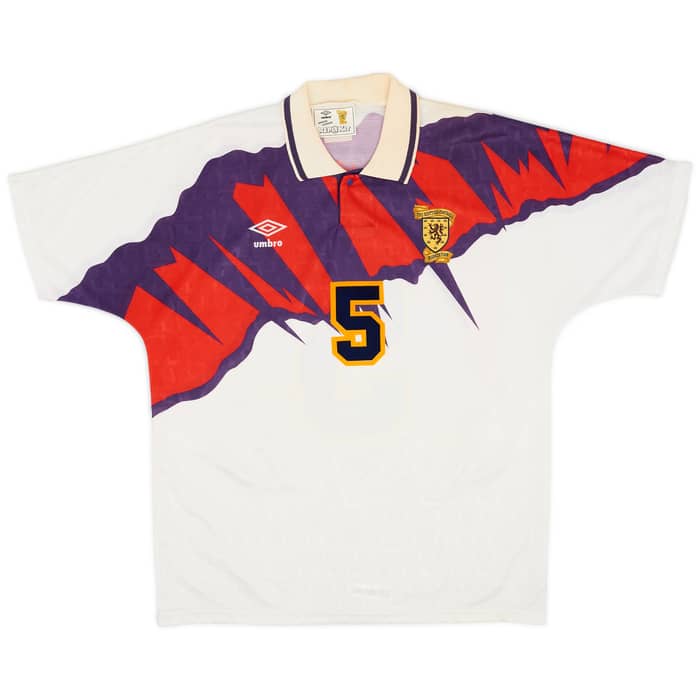 1991-93 Scotland Away Shirt McCoist #5 - 5/10 - (L)