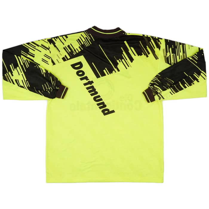 1993-94 Borussia Dortmund Home L/S Shirt - 6/10 - (XL)