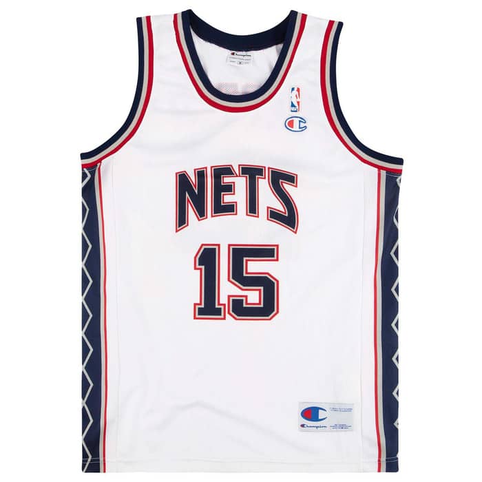 2004-09 New Jersey Nets Carter #15 Champion Jersey (Home) XS