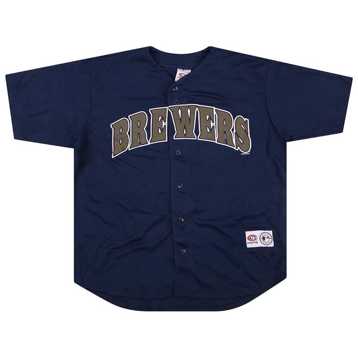 2002 Milwaukee Brewers Jenkins #5 True Fan Jersey XL