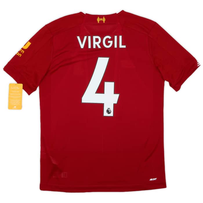 2019-20 Liverpool Home Shirt Virgil #4 (S)