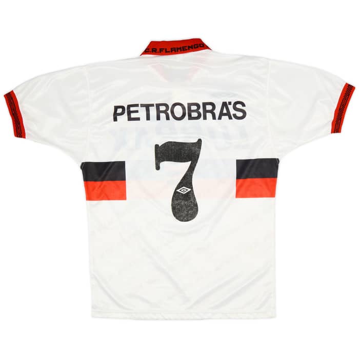 1993-94 Flamengo Away Shirt #7 - 8/10 - (M)