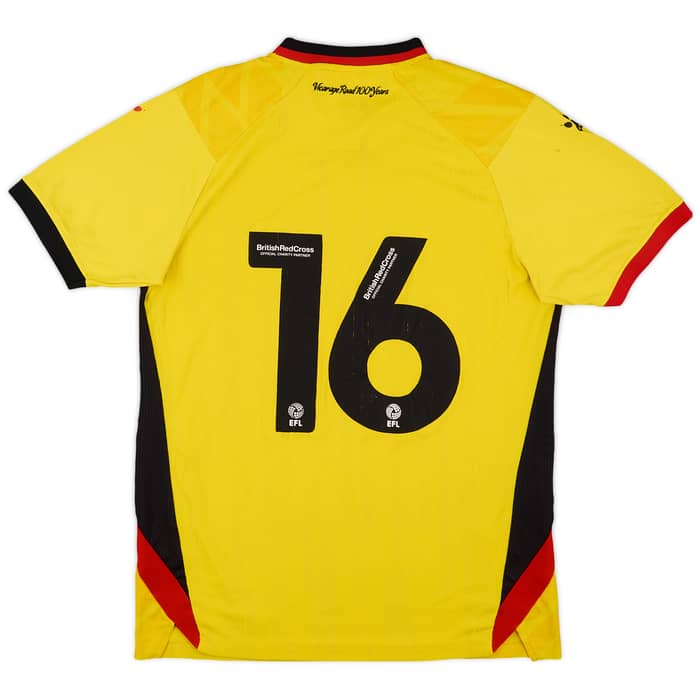 2022-23 Watford Home Shirt #16 - 6/10 - (M)