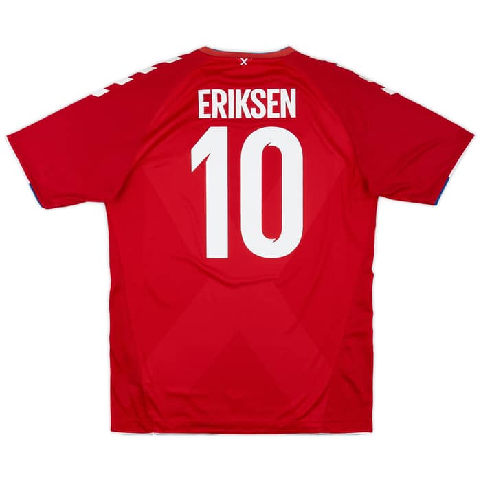 2018-19 Denmark Home Shirt Eriksen #10 - 6/10 - (L)