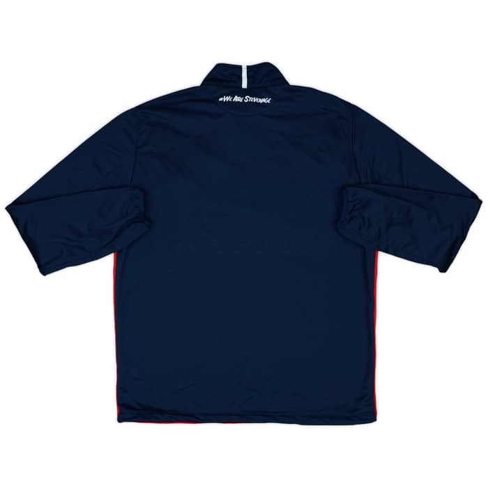 2020-21 Stevenage Macron 1/4 Zip Drill Top - 10/10 - (XXL)