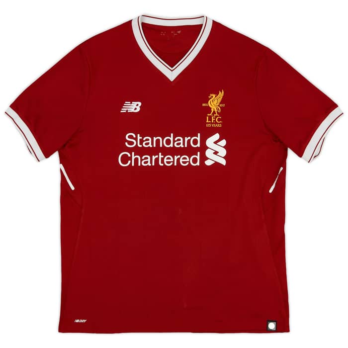 2017-18 Liverpool 125 Years Home Shirt Virgil #4 - 6/10 - (M)