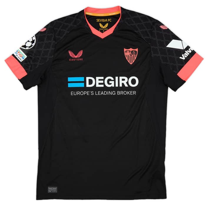 2022-23 Sevilla Match Issue Champions League Third Shirt J. Navas #16
