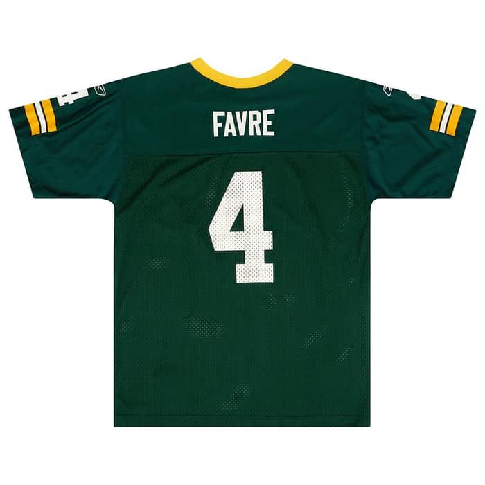 2005-06 Green Bay Packers Favre #4 Reebok Replica Jersey (Home) Y