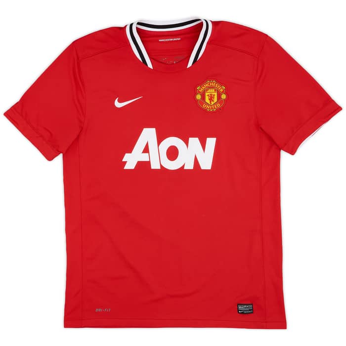 2011-12 Manchester United Home Shirt Scholes #22 - 7/10 - (L)