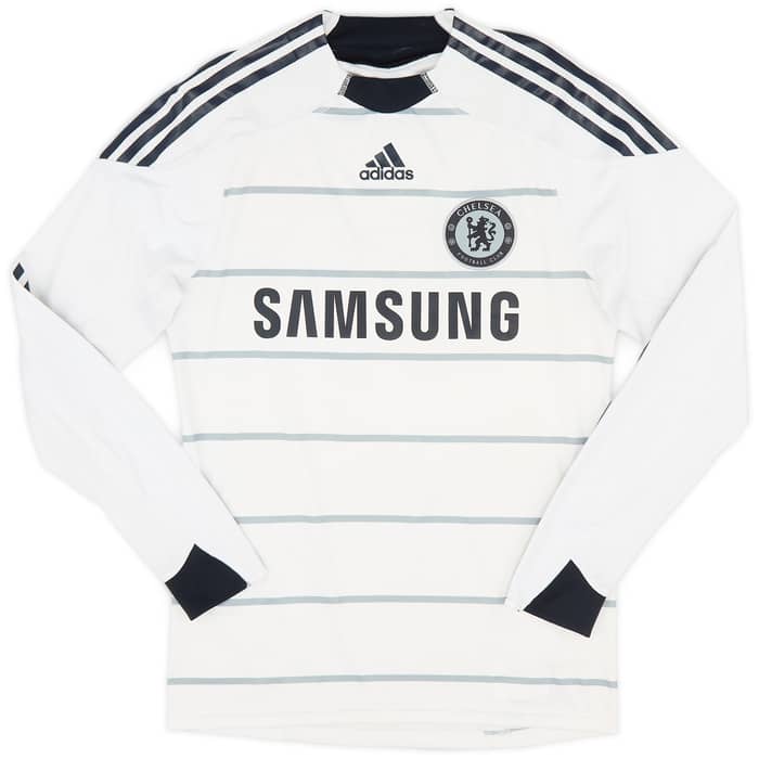 2009-10 Chelsea Player Issue Third L/S Shirt Drogba #11 - 6/10 - (S)