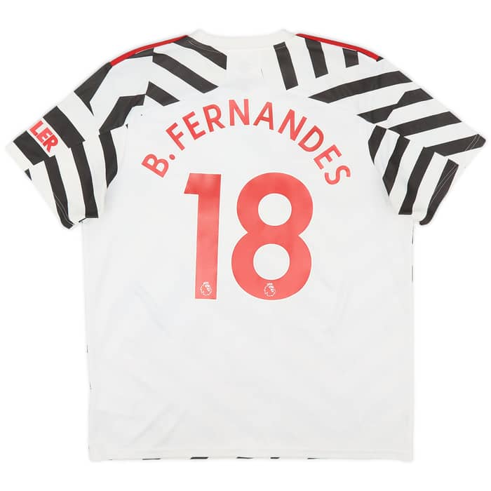 2020-21 Manchester United Third Shirt B.Fernandes #18 - 5/10 - (XL)