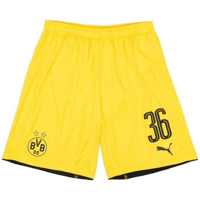 2017-18 Borussia Dortmund Player Issue Away Shorts # - 7/10