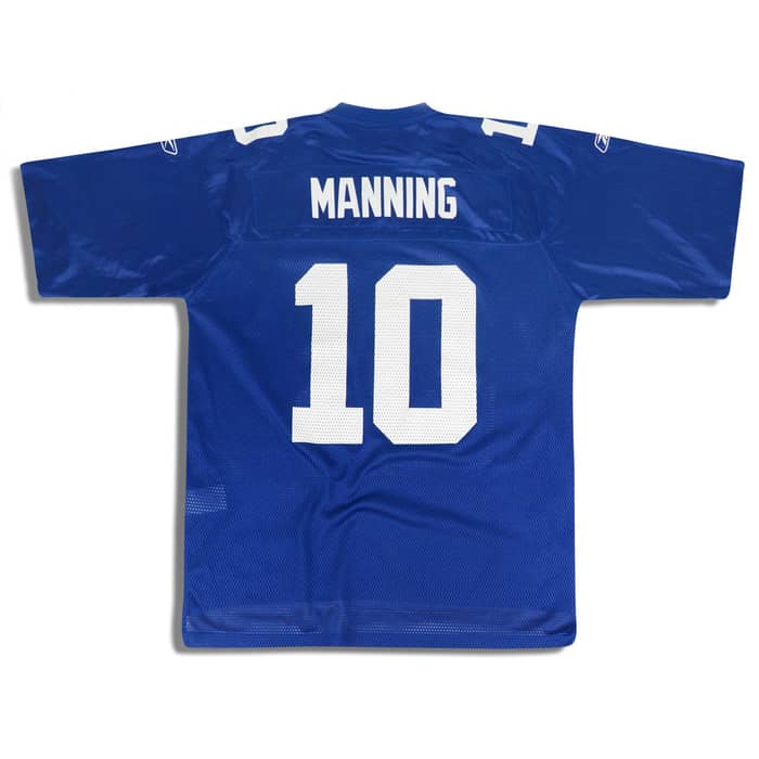 2008 New York Giants Manning #10 Reebok On Field Jersey (Home) XL
