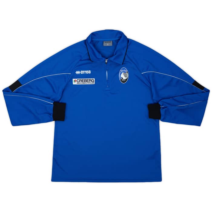 2008-09 Atalanta Errea 1/4 Zip Polo L/S Shirt - 9/10 - (S)