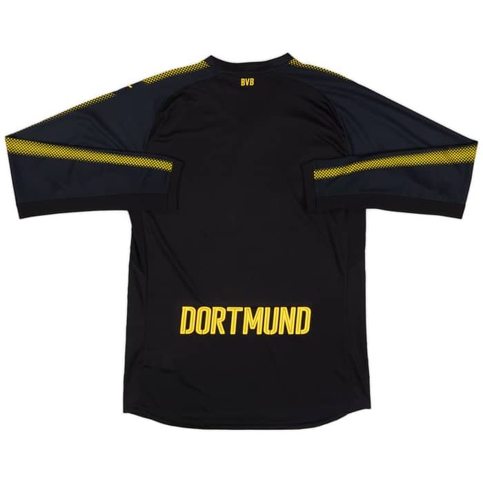 2017-18 Borussia Dortmund Player Issue Away L/S Shirt