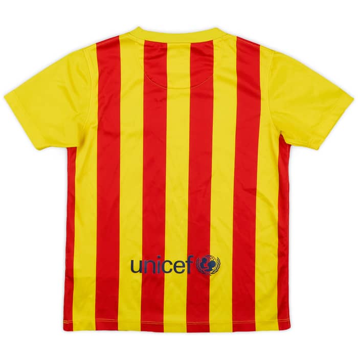 2013-15 Barcelona Basic Away Shirt - 6/10 - (S.Boys)