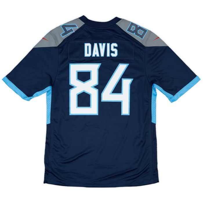 2018-20 Tennessee Titans Davis #84 Nike Game Home Jersey - 8/10 - (S)