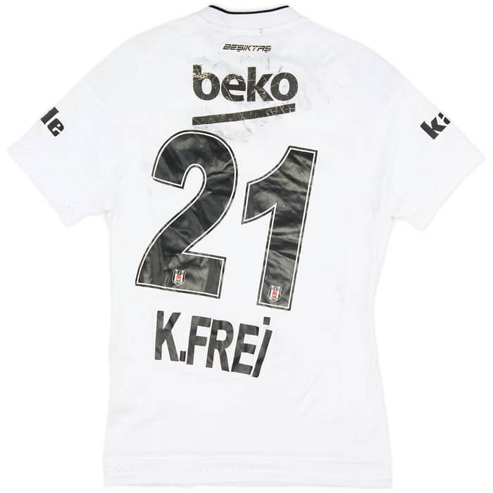 2015-16 Besiktas Home Shirt K.Frei #21 - 4/10 - (S)