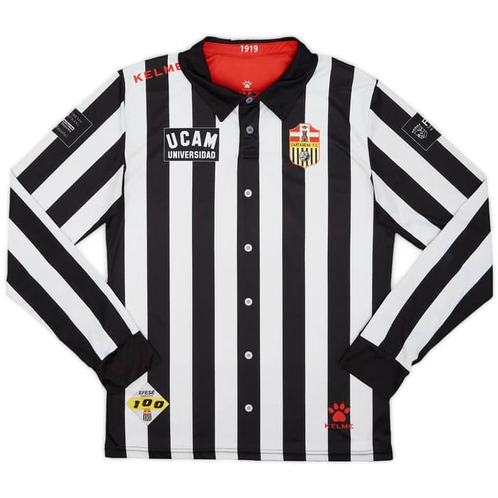 2019-20 FC Cartagena Centenary Home L/S Shirt #9 - 7/10 - (L)