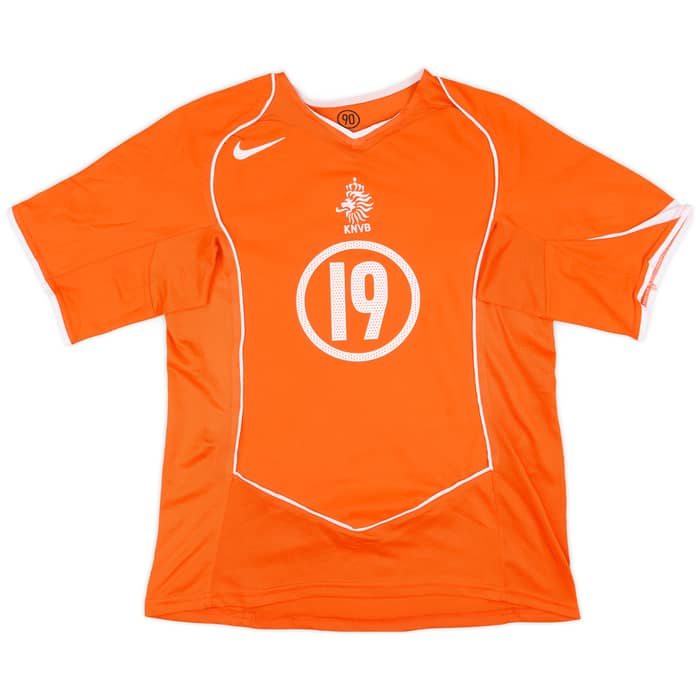 2004-06 Netherlands Home Shirt Robben #19 - 8/10 - (M)