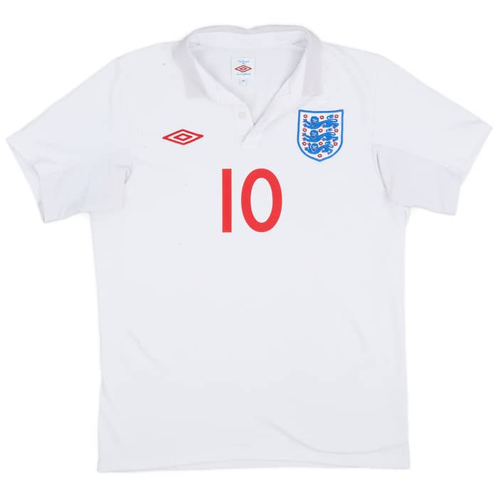 2009-10 England Home Shirt Rooney #10 - 6/10 - (M)