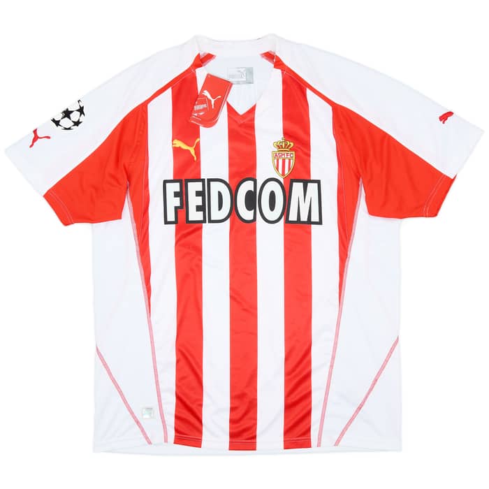2005-06 Monaco European Home Shirt Chevanton #9 (XXL)