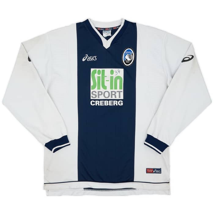 2005-06 Atalanta Asics Training L/S Shirt - 6/10 - (XL)