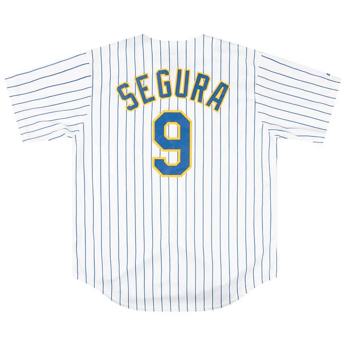 2012-15 Milwaukee Brewers Segura #9 Majestic Jersey (Home) XL