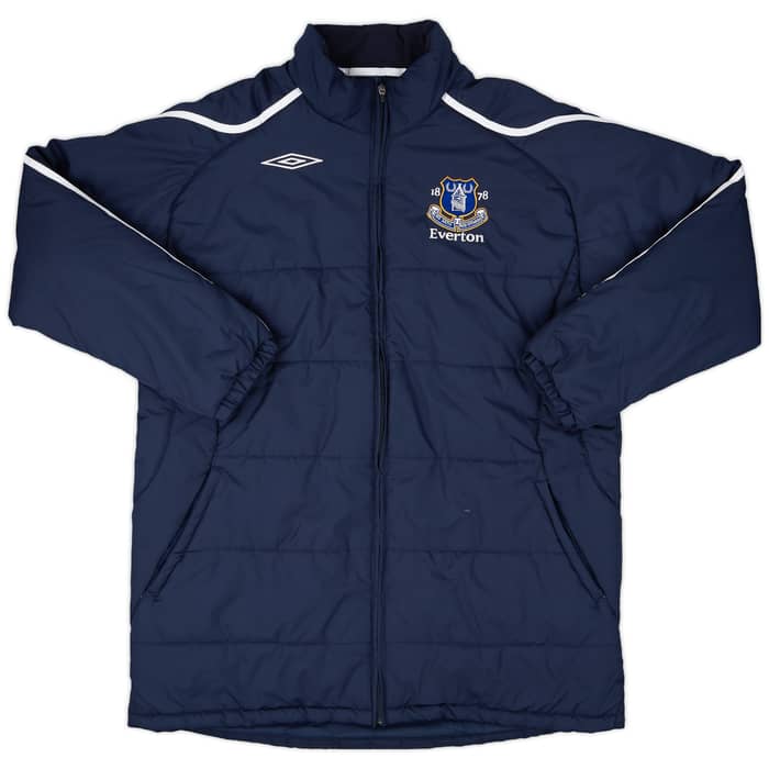 2008-09 Everton Umbro Padded Bench Coat - 9/10 - (XL)